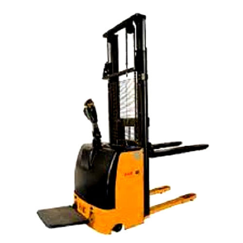 Industrial Yellow Hydraulic Battery Operated Stacker