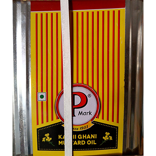 15 Ltr Tin P Mark Kachi Ghani Mustard Oil
