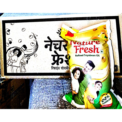 1 Ltr Pouch Nature Fresh Refined Soyabean Oil 1x12 Pieces