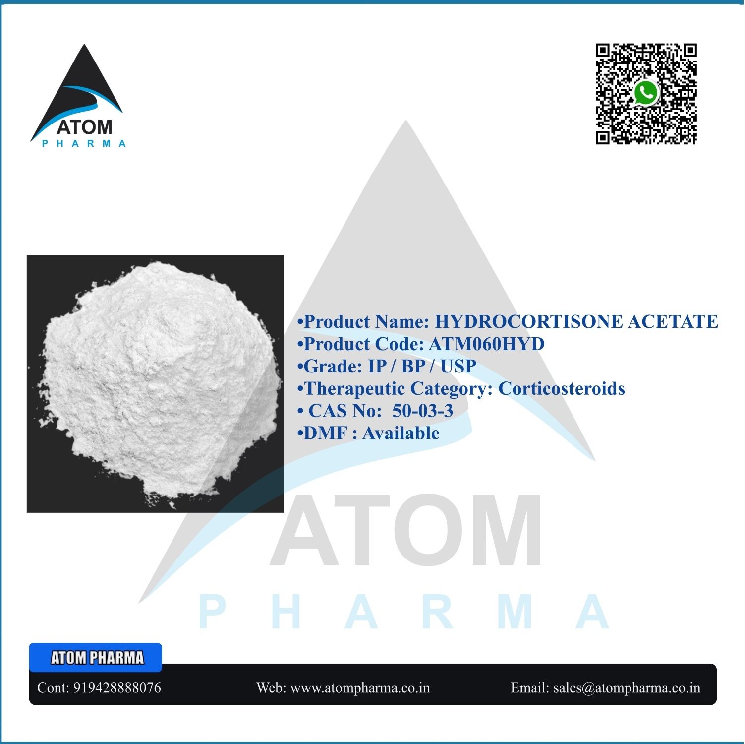 HYDROCORTISONE ACETATE API POWDER