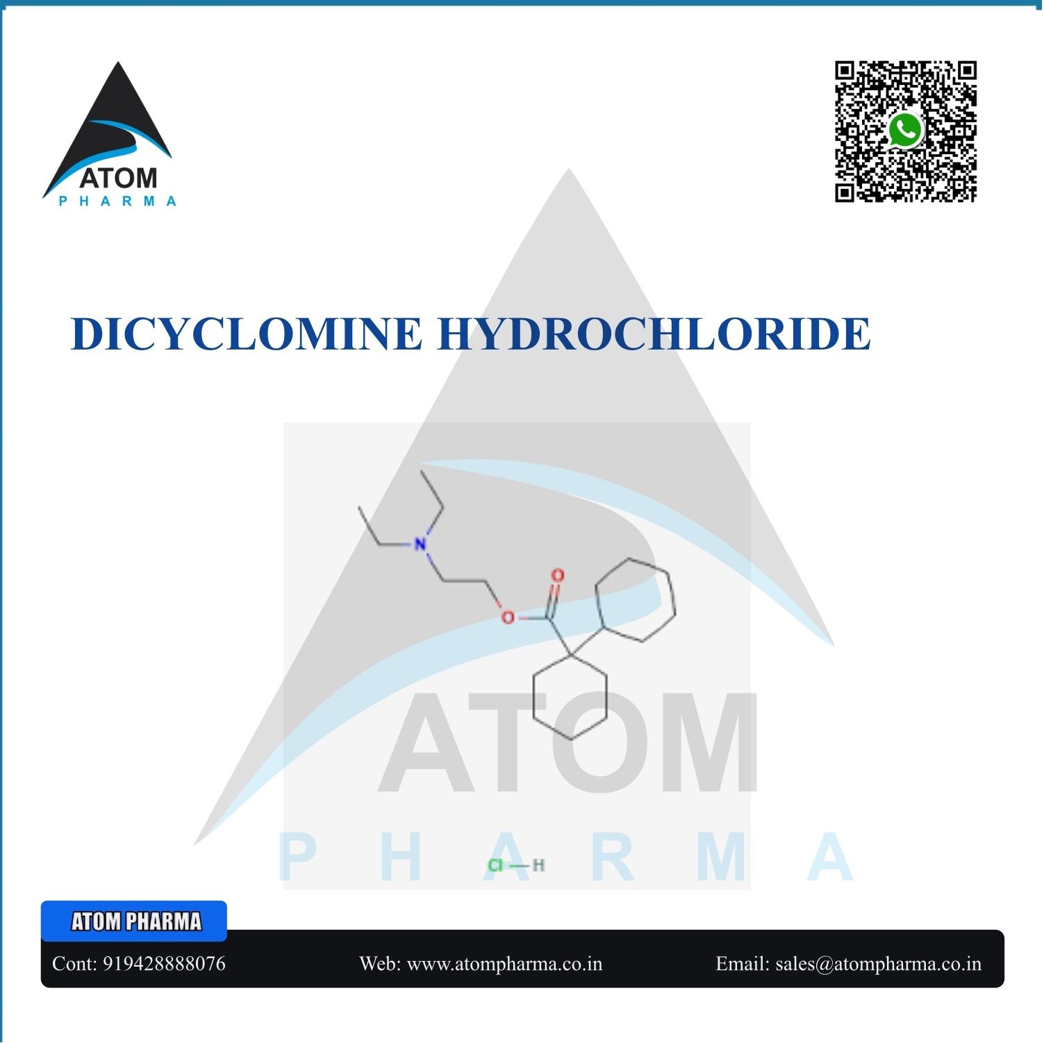 DICYCLOMINE HYDROCHLORIDE API POWDER