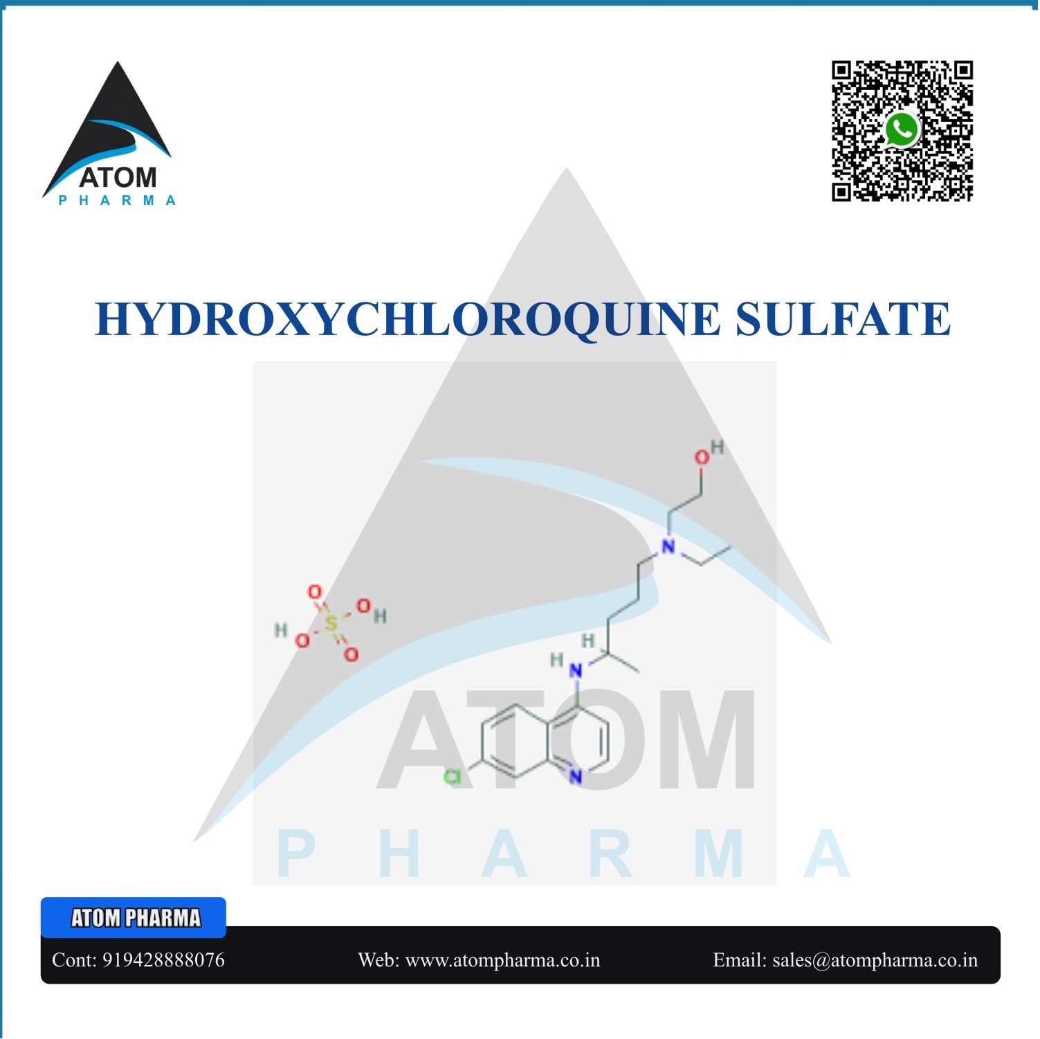 HYDROXYCHLOROQUINE SULFATE API POWDER