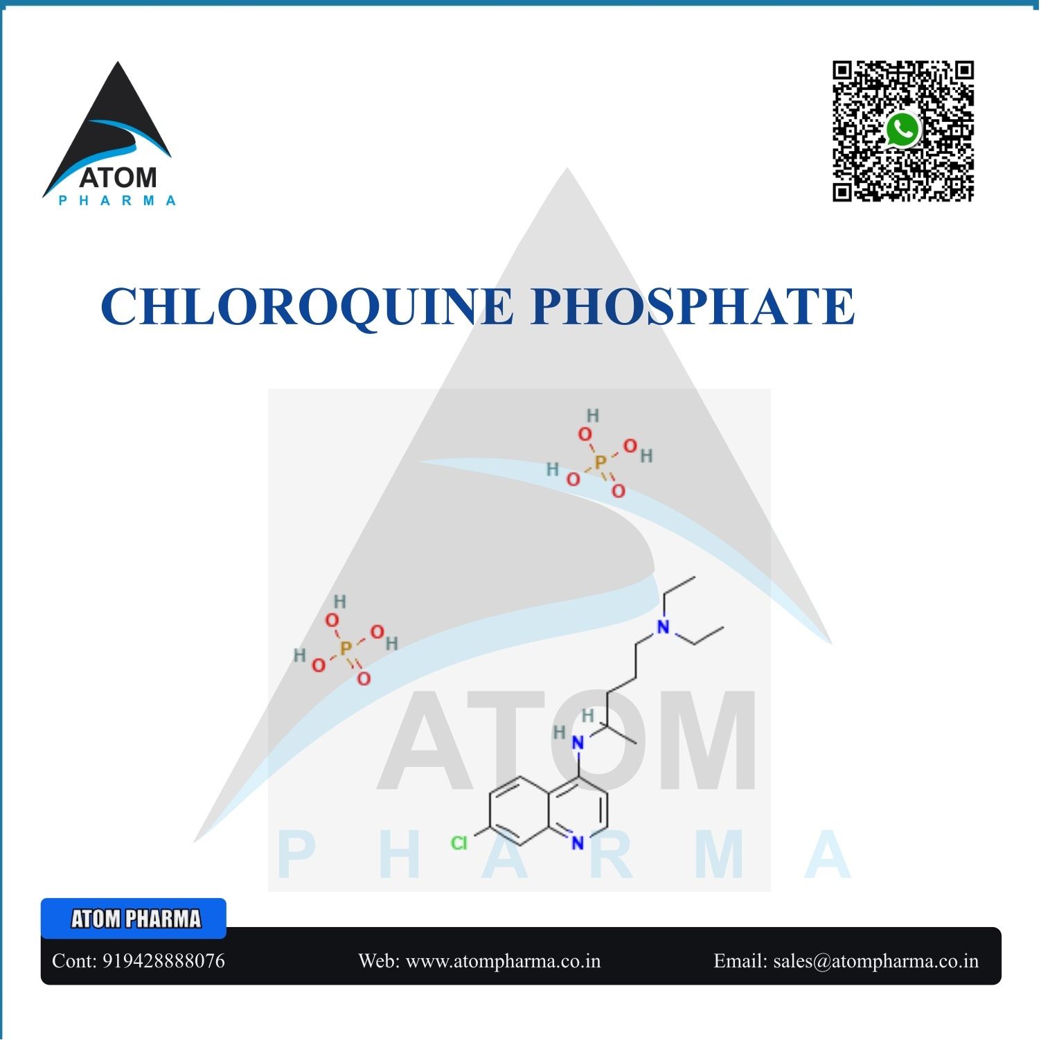 CHLOROQUINE PHOSPHATE API POWDER