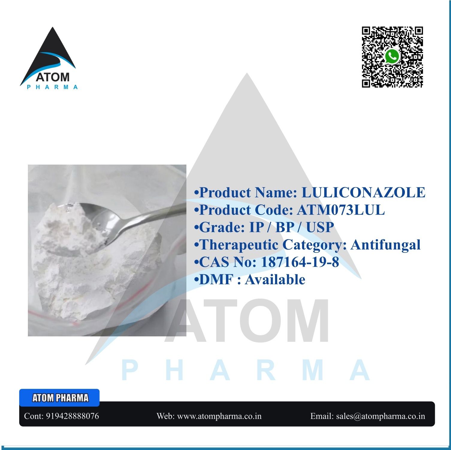 LULICONAZOLE API POWDER