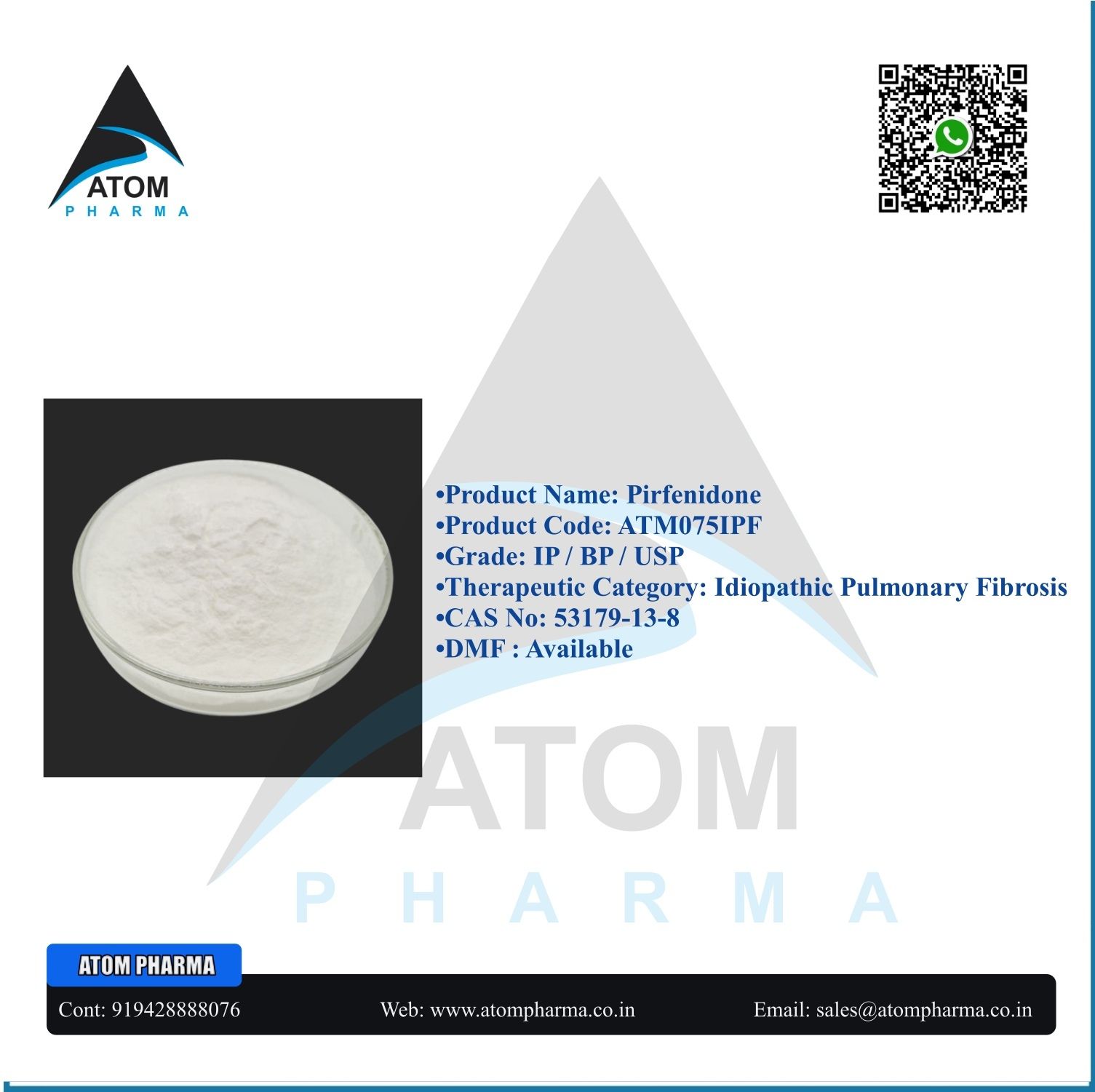 PIRFENIDONE API POWDER