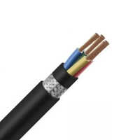 Pvc 4 Core Submersible Round Electric Cable - Pvc Copper, 25a, 220v-440v | Flexible Durable Heat Resistant