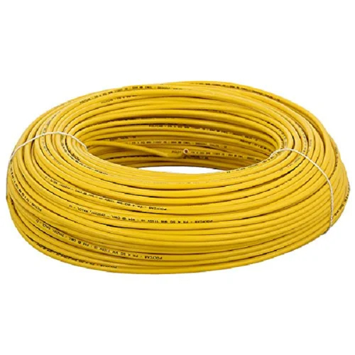 Yellow PVC Polycab Building Wires