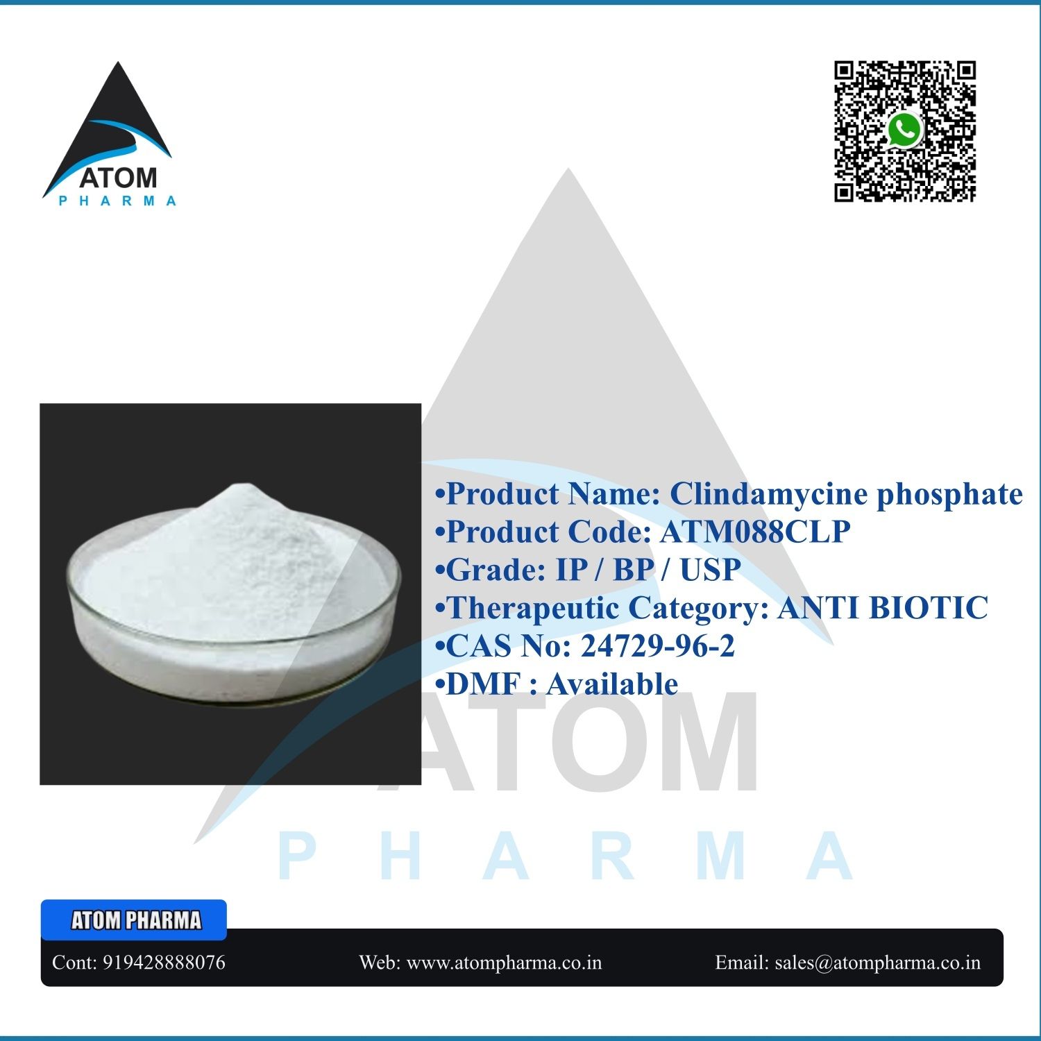 CLINDAMYCINE PHOSPHATE API POWDER