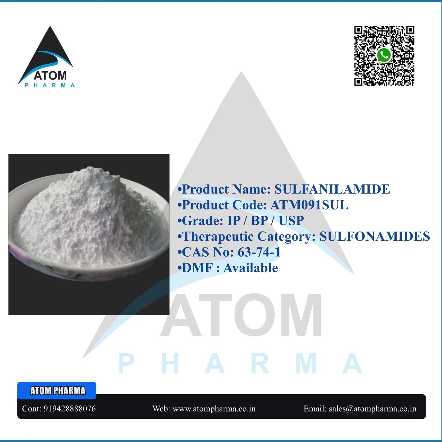 SULFANILAMIDE API POWDER