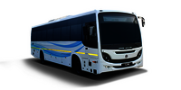 Ashok Leyland Staff Bus - Color: White Black