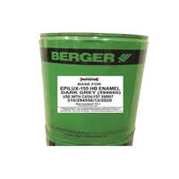 Berger Epilux-155 Hb Dark Grey Enamel Paint - Color: Green