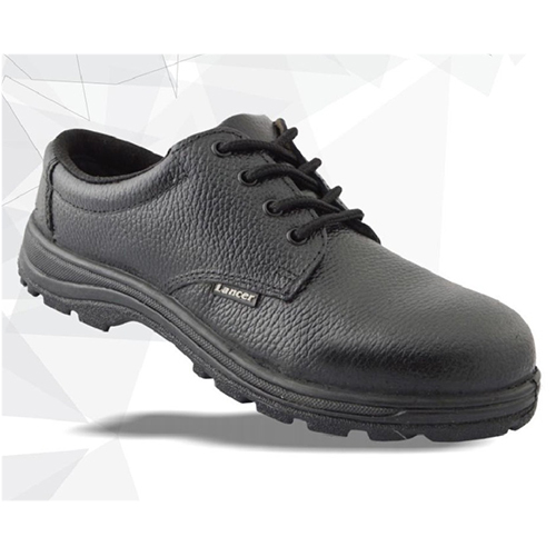 PVC Boot - Steel Toe, Lace Style | Men's Black Outsole Footwear