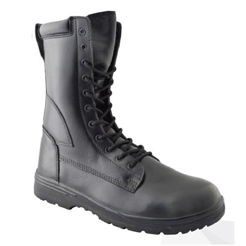 Knight Safety Boot - SDPU Outsole, Black Lace Style, Steel Toe Protection for Men