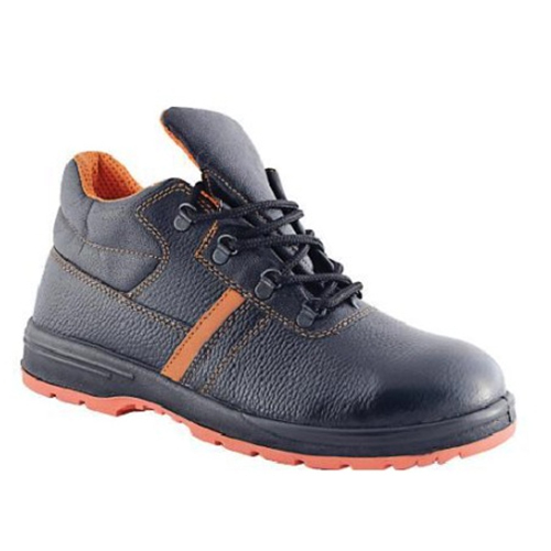 Article TP -207 PU Rubber Safety Shoes | Steel Toe, Lace Style, for Men