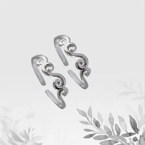 925 Sterling Silver Plain Toe Ring