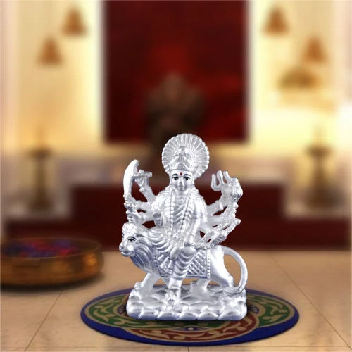 Silver Idol Murti Statue