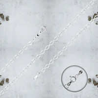Silver Sterling Chain - Elegant Design | Perfect For Anniversary, Engagement, Wedding, Gift, And Party Occasions