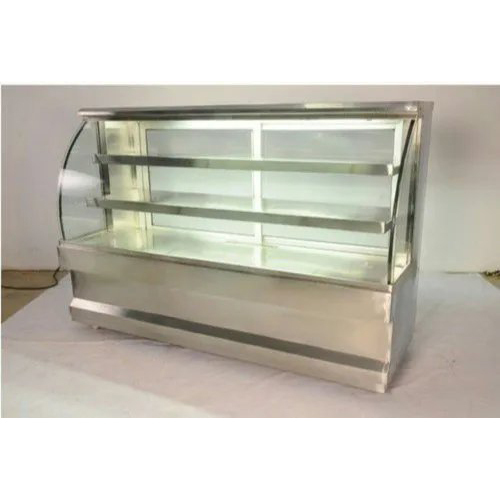 Sweet Display Counter - Stainless Steel, Gray Color | Semi Automatic, Electric Power Source, 110-220 Volt, 1 Year Warranty