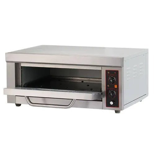 Deck Oven - Stainless Steel, Gray Color, 110-220 Voltage | Semi Automatic, 1 Year Warranty, 0-100 Flour Capacity
