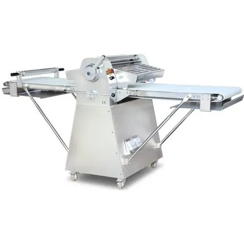 Dough Sheeter - Stainless Steel, Gray | Electric Semi-Automatic, 1 Year Warranty, 110-220 Voltage