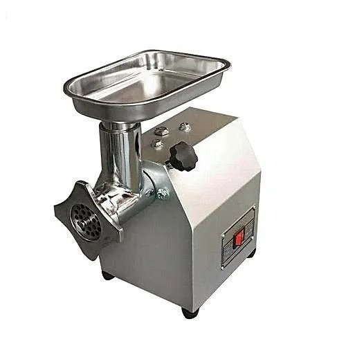 Meat Mincer - Stainless Steel, Semi Automatic, Electric | Gray Finish, 1 Year Warranty, 110-220 Voltage