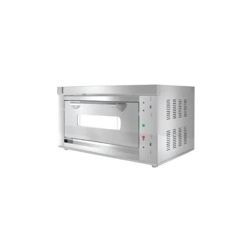 Deck Oven - Stainless Steel, 220V Electric | Semi Automatic, Rectangular Design, 1-Year Warranty, Capacity Up to 100