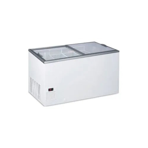 Sliding Lid Curved Glass Top Freezer Capacity: 300-1000 Liter/Day