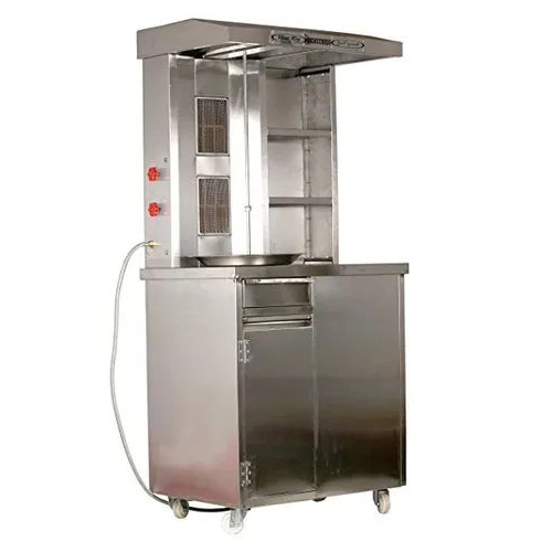 Shawarma Machine - Stainless Steel, Gray Polishing Surface Finish | Durable Metal Construction