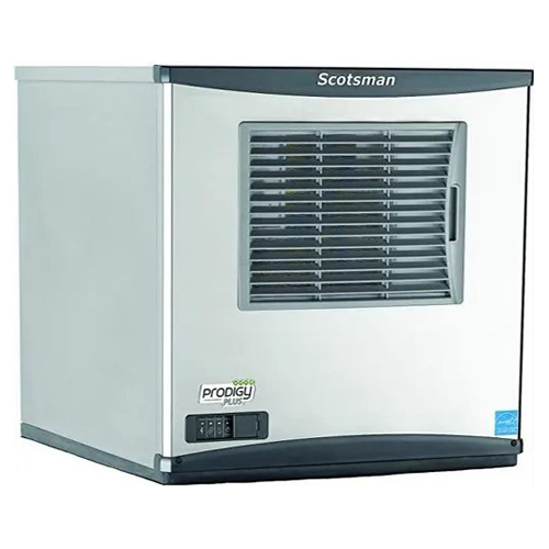 Nugget Ice Machine - Stainless Steel, 110-220 Volt | Gray Finish, 1-Year Warranty, Electrical Power Source