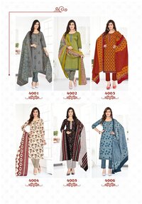 Balaji Jaipuri Vol-4- Kurti Pant With Dupatta