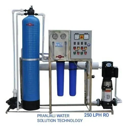 250 Lph Reverse Osmosis Plant - Stainless Steel, Semi Automatic, Electric Drive Type | Ground Water Purification System