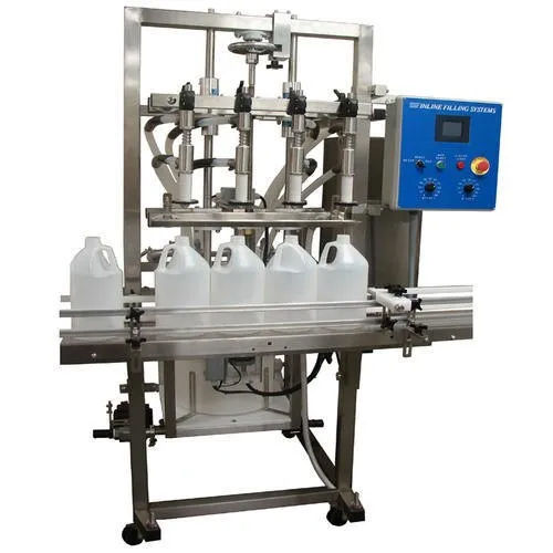 Semi Automatic Water Bottle Filling Machine Application: Beverage