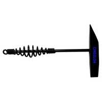 Ch02l04 Chipping Hammer - Mild Steel, 400g, Black Powder Coated, Ergonomic Grip, Spring Loaded Handle, Cone-shaped Nose, Tapered Point For Precision Striking