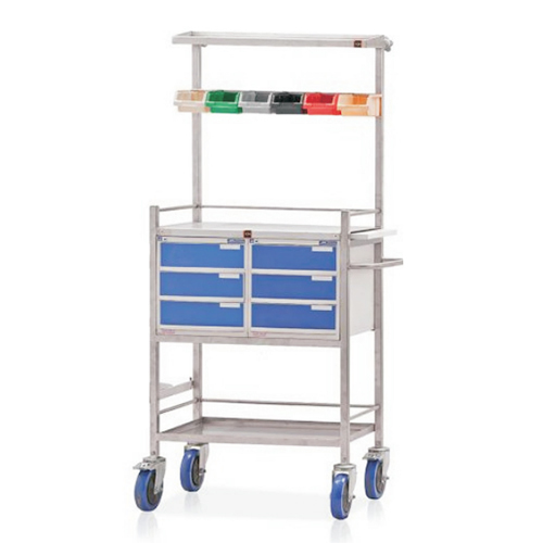 Standard Crash Cart Trolley - General Use: Household Furniture