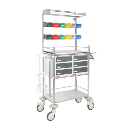 DK-1168 Deluxe Crash Cart trolley