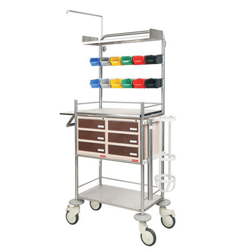 DK-1169 Super Deluxe Crash Cart trolley