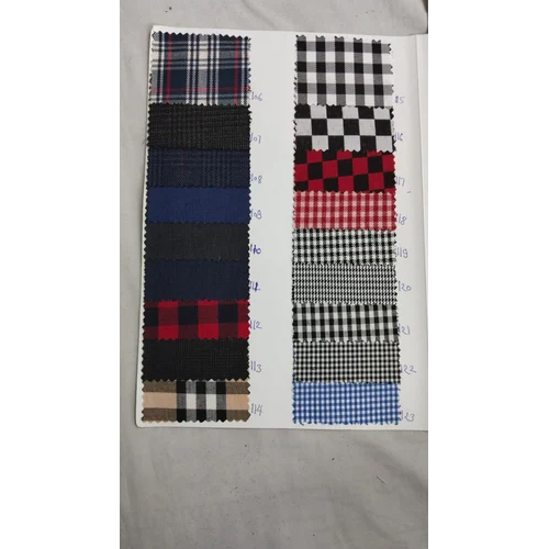 Plain Check School Uniforms Fabrics