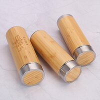 Bamboo Flask ( New)