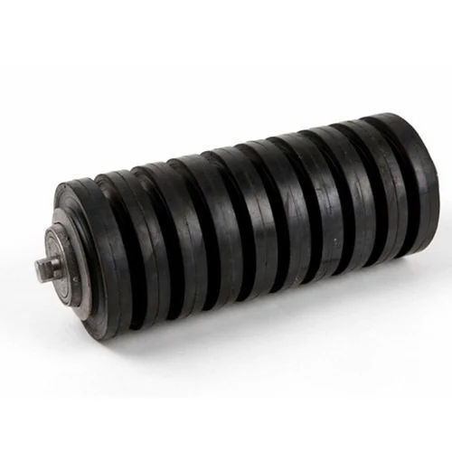 Black Conveyor Impact Roller