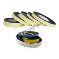 Self Adhesive Tape - 10-20m Length, 0-20mm Width, 1-6mm Thickness | Available In Black And White Options, Versatile For Various Applications