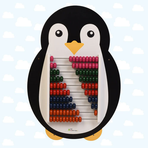 Penguin Wooden Abacus And Learning Play Center - Age Group: 3+