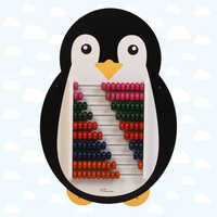 Penguin Wooden Abacus And Learning Play Center - Age Group: 3+