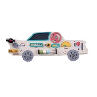 Retro Ride Busy Boards - High-quality Wooden Material, Vibrant Multicolour Design | Engaging Learning Activities For Kids 3+