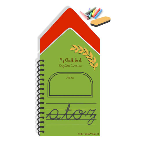 Small Cursive Letters Chalk Book