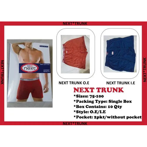 Pure Cotton Trunk Briefs