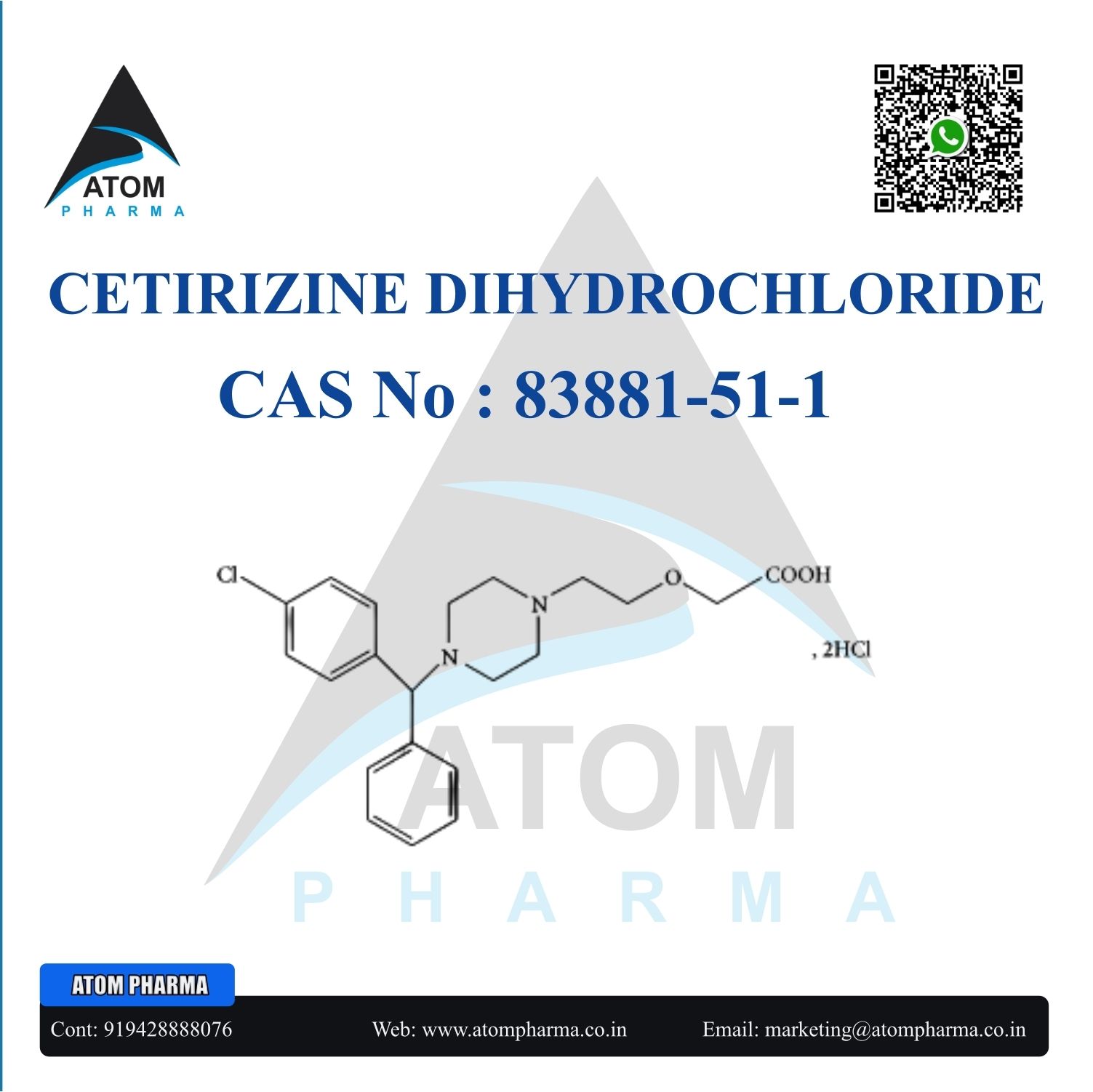 CETIRIZINE DI HCL API