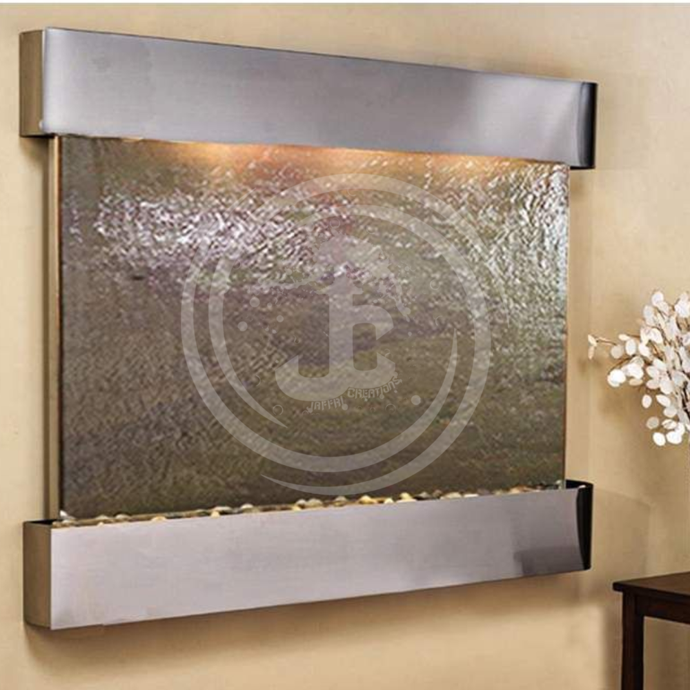 Stainless Steel Wall Fountain - Color: Multicolor
