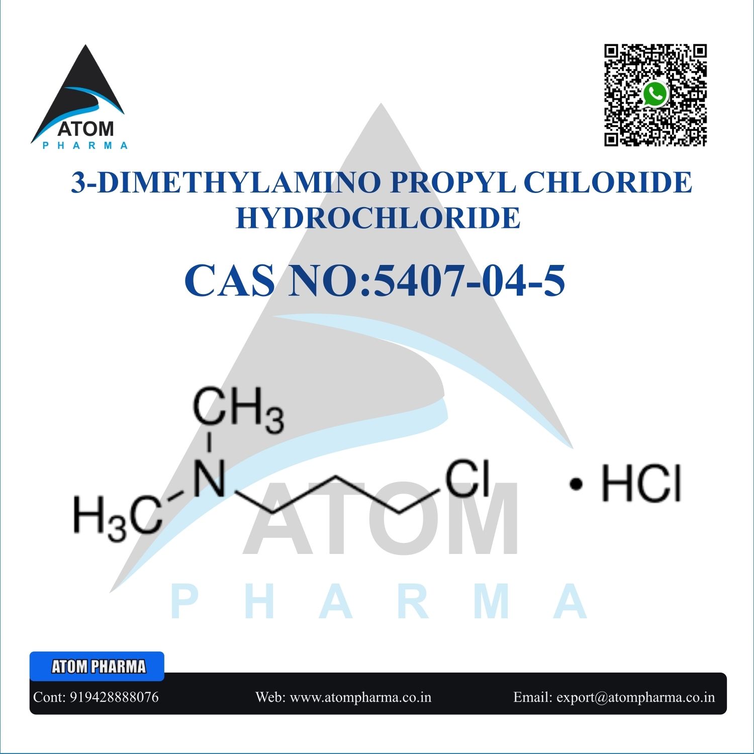 3-DIMETHYLAMINO PROPYL CHLORIDE HCL INTERMEDIATE