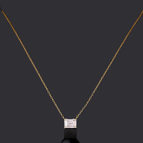 9x7mm Minimal Octagon Pendant