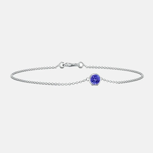 Dainty Tanzanite Bracelet